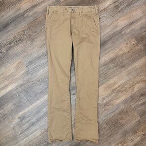 BKE Men's 31L Jake Straight Beige Tan Pants Khaki Chino Work Career Dress Causal